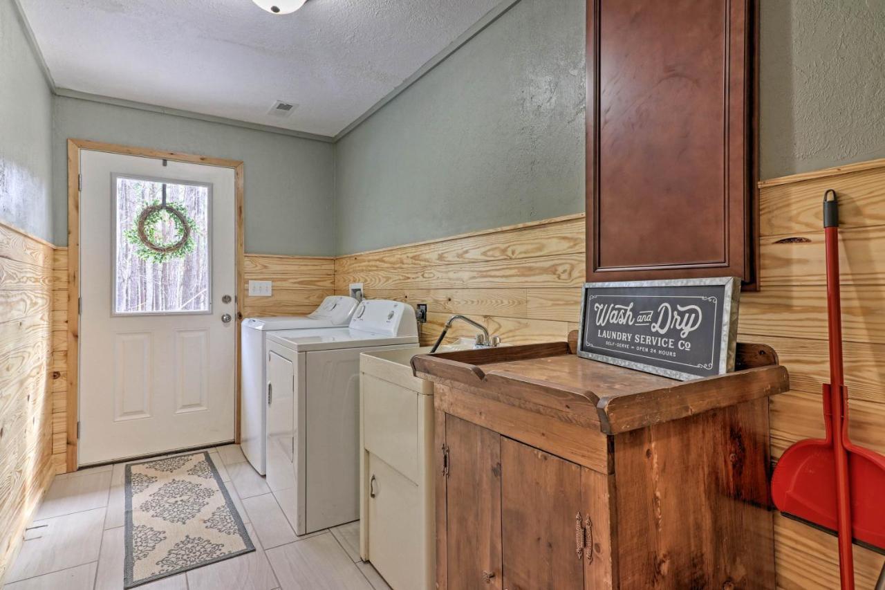 Peaceful Family Cabin On 10 Acres With Game Room! Heflin Exterior foto